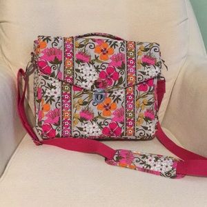 Vera Bradley Messenger/Laptop Shoulder Bag